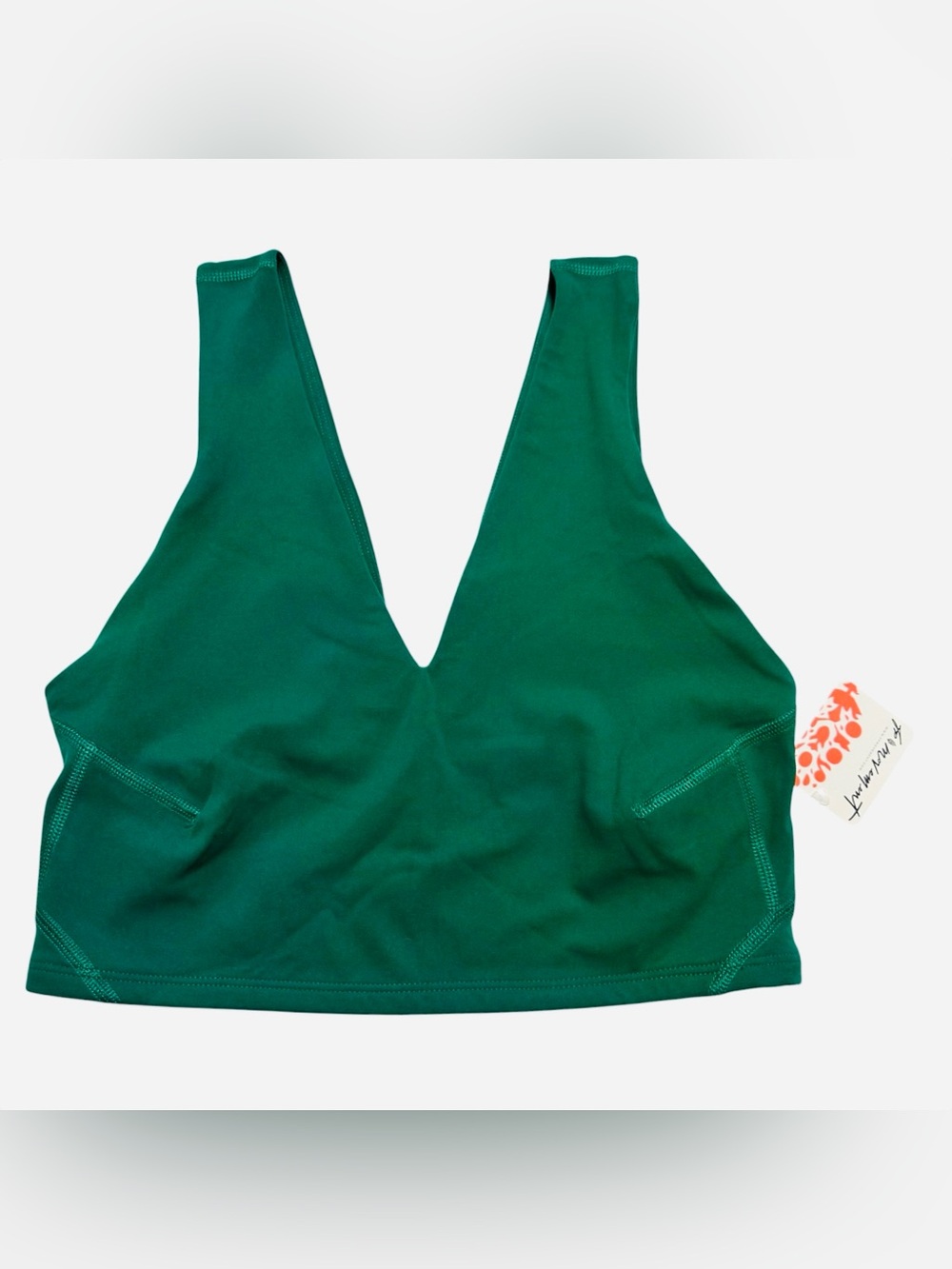 FP Movement NEW Never Better Sports Bra In Heritage Green Sz.Sm Athlesiure